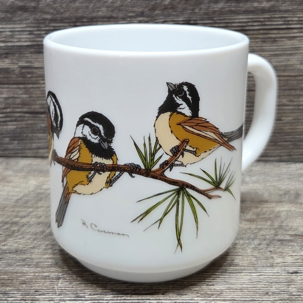Bird Design White Mug